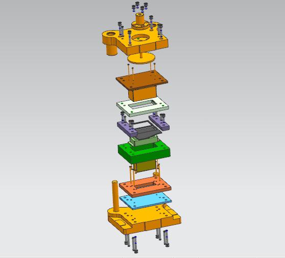 对讲机接口板冲压模具（CAD图+UG图）