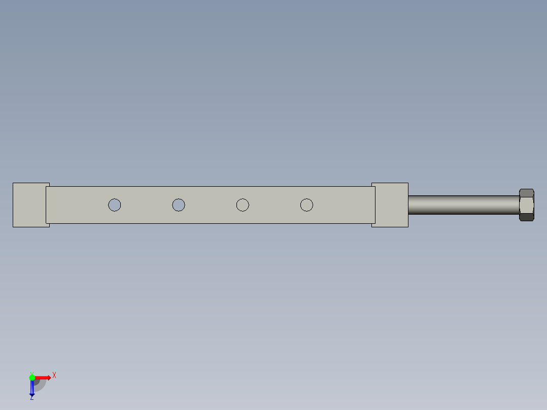 传送带张紧构件模型图723185==15俯视图