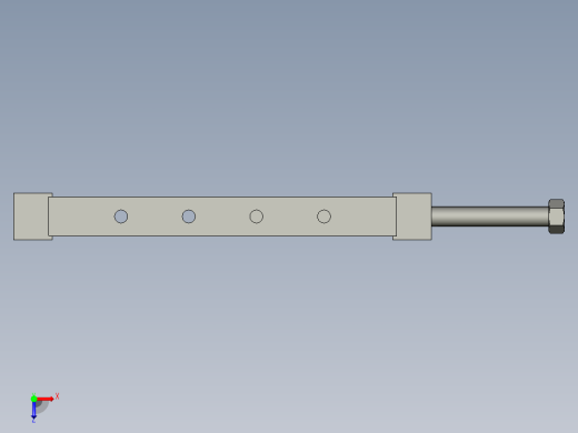 传送带张紧构件模型图723185==15俯视缩略图