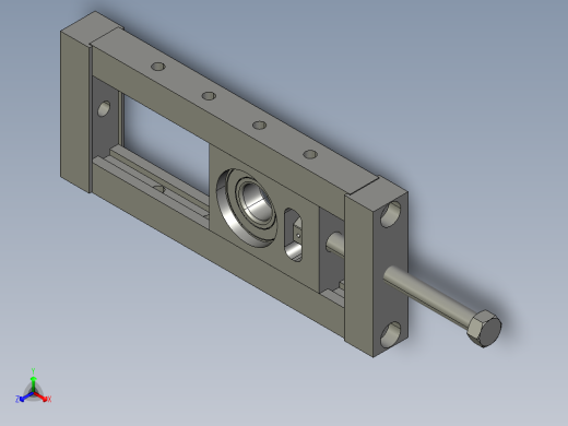 传送带张紧构件模型图723185==15正等轴测缩略图