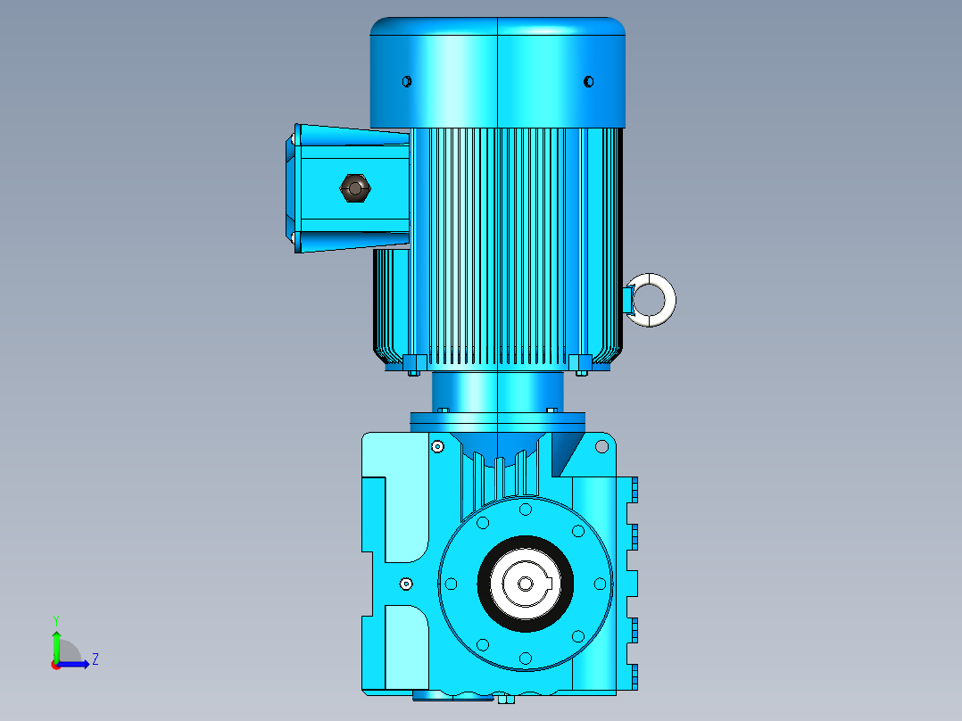 自动化剖竹机的设计UG三维+说明书左视图