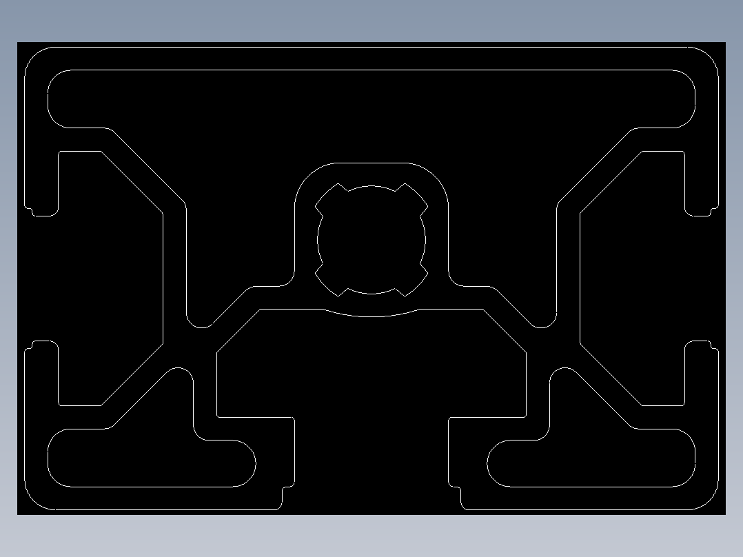 型材-BR 30X45 3842992430.DXF