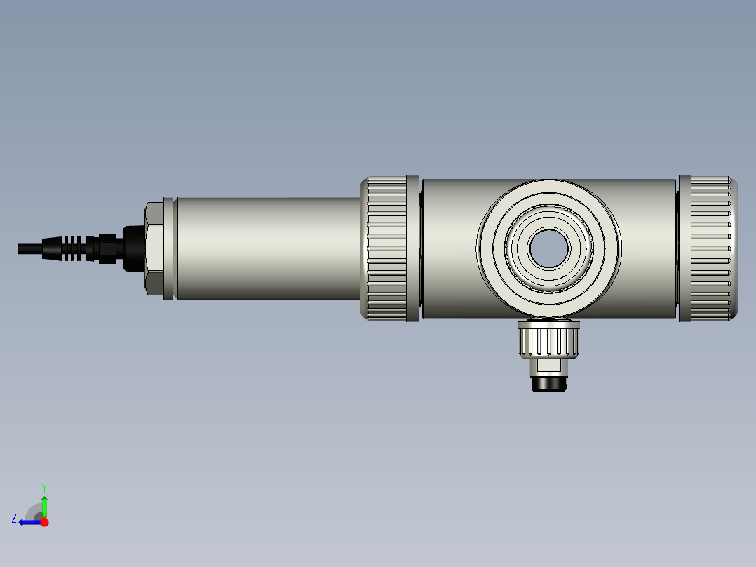 通用流量组件40mm右视图