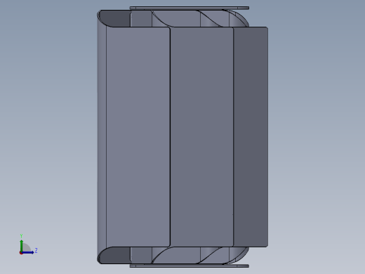 CD1568 ITX电脑机箱设计左视缩略图