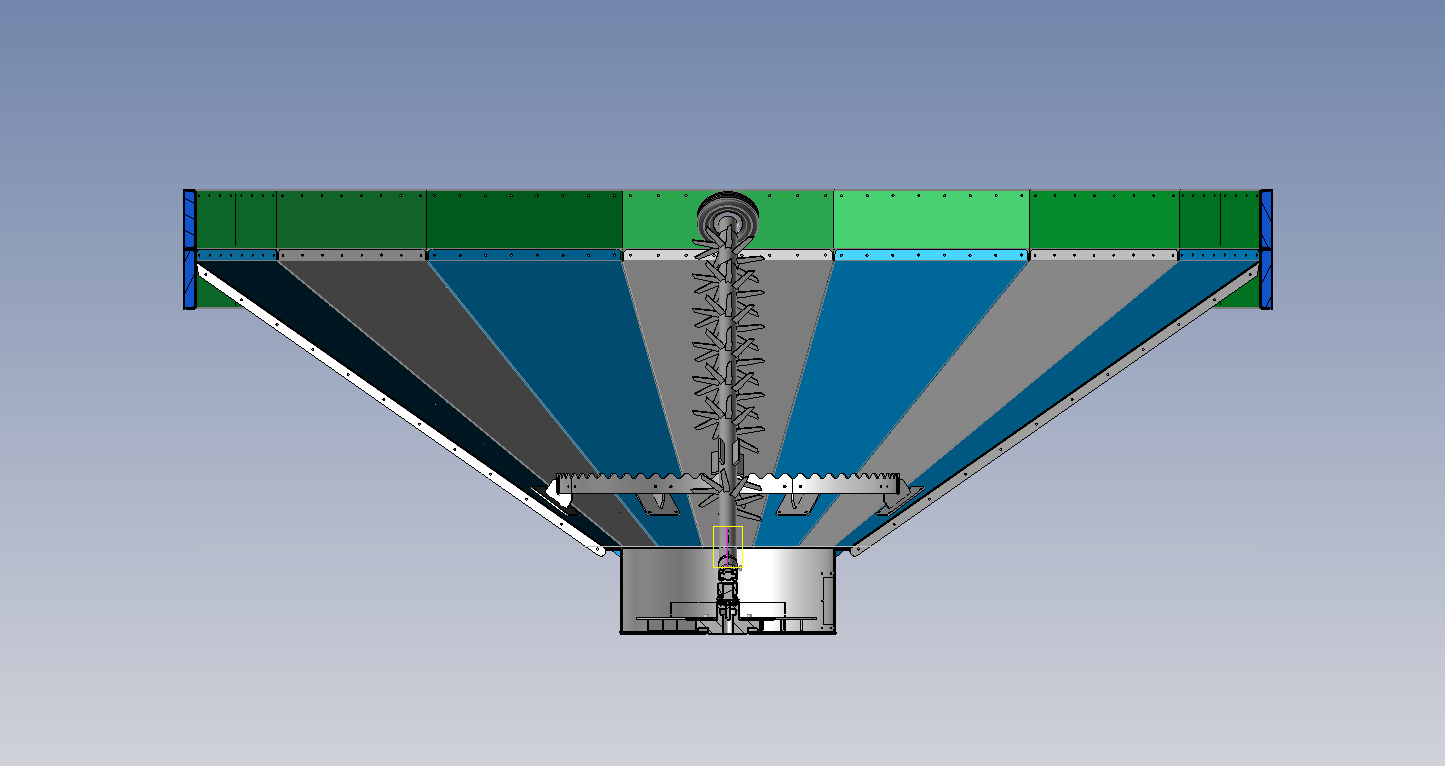 木片切屑筒仓底部卸料系统