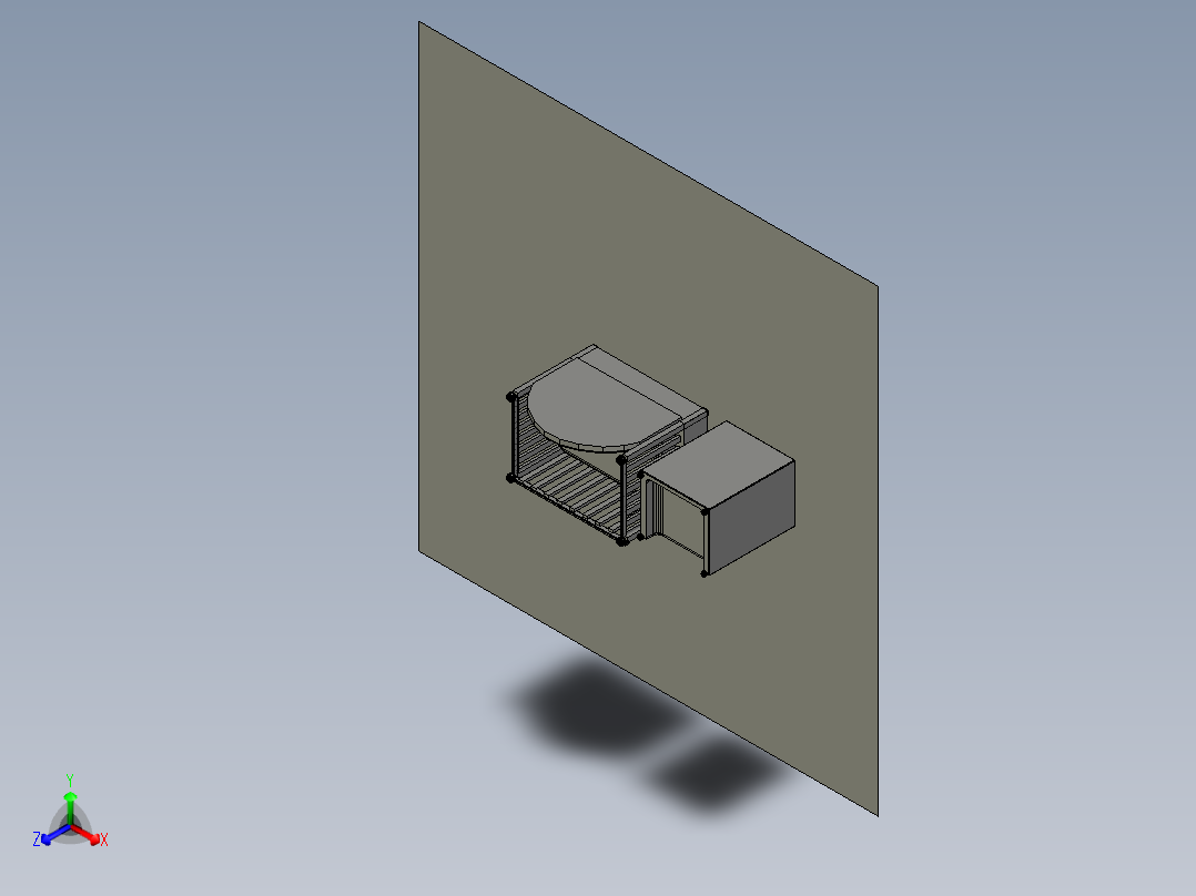 baby-s-bed-mab-婴儿房套装正等轴测图