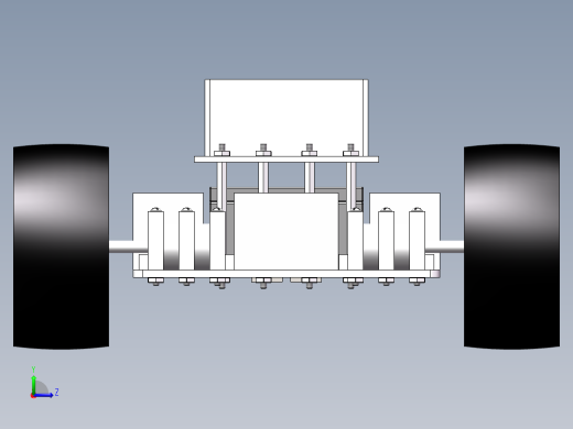 三地形载物移动平台左视缩略图