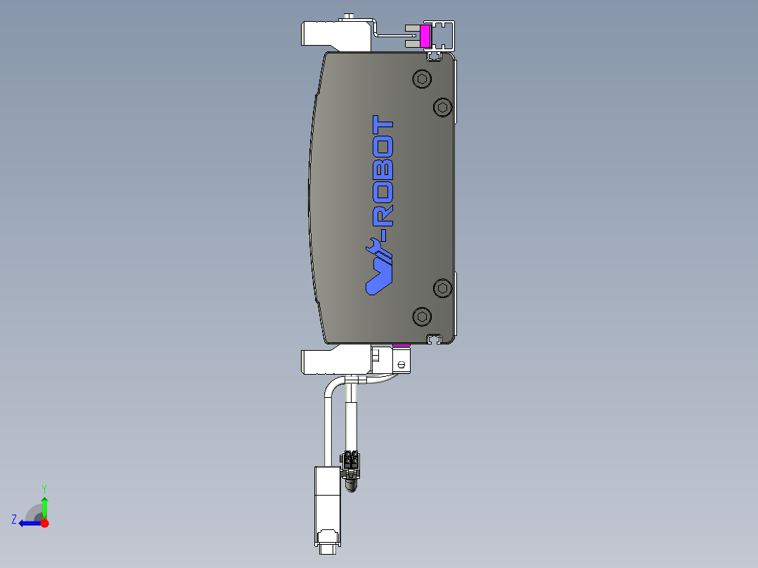威洛博VL系列3d模型模组VL17E1Y-S700右视图