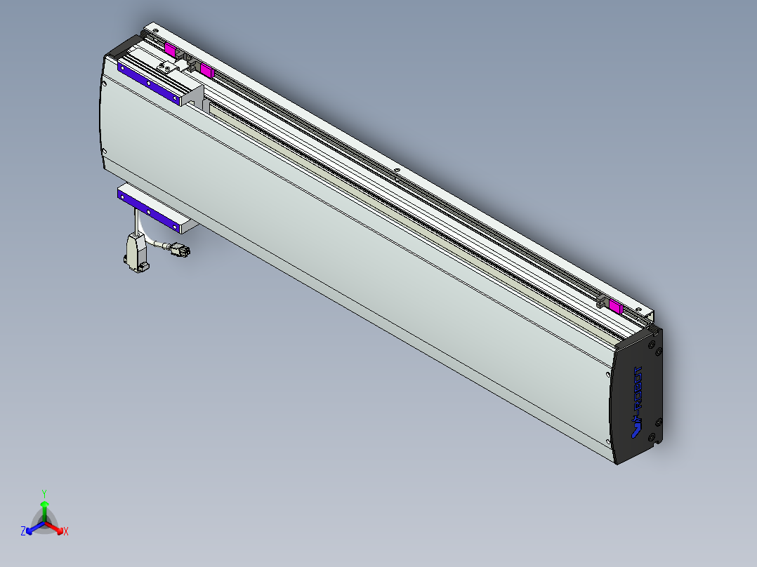 威洛博VL系列3d模型模组VL17E1Y-S700正等轴测图