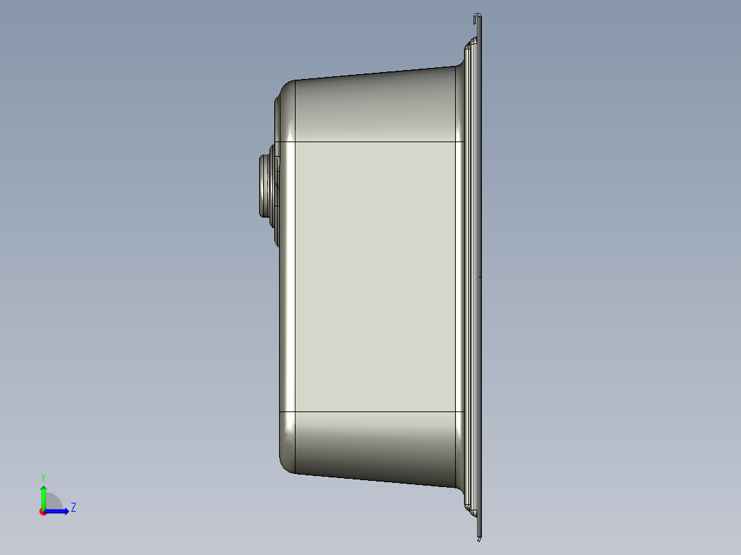 水槽、不锈钢水槽(60)左视图