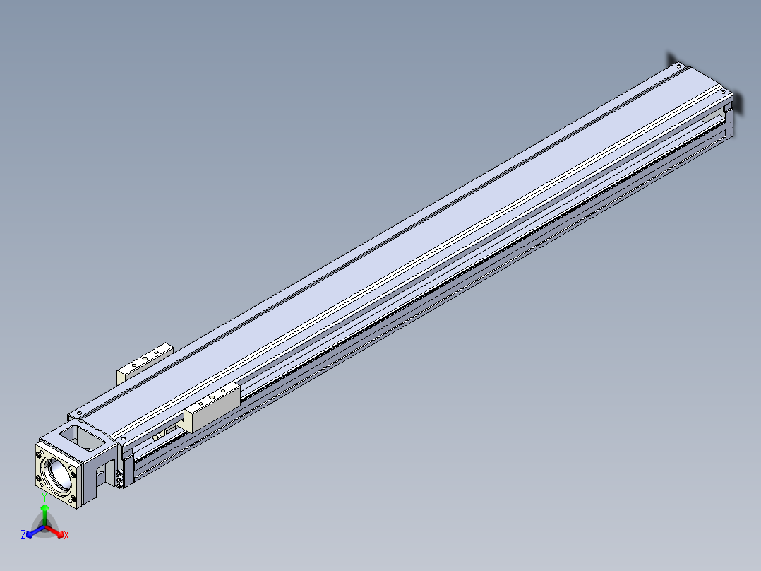 TPA-KNR-130E-2525C-L1150A1-M-H75-N3线性模块铝制底座主视图