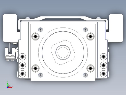 TPA-KNR-130E-2525C-L1150A1-M-H75-N3线性模块铝制底座前视缩略图