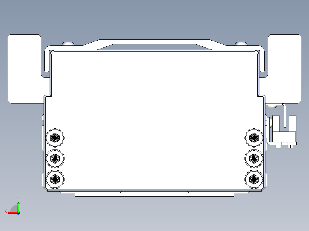 TPA-KNR-130E-2525C-L1150A1-M-H75-N3线性模块铝制底座后视图