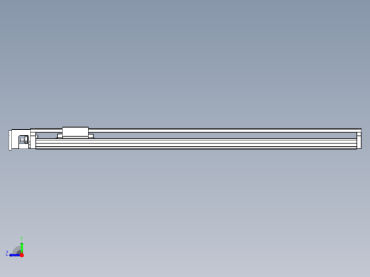 TPA-KNR-130E-2525C-L1150A1-M-H75-N3线性模块铝制底座右视缩略图