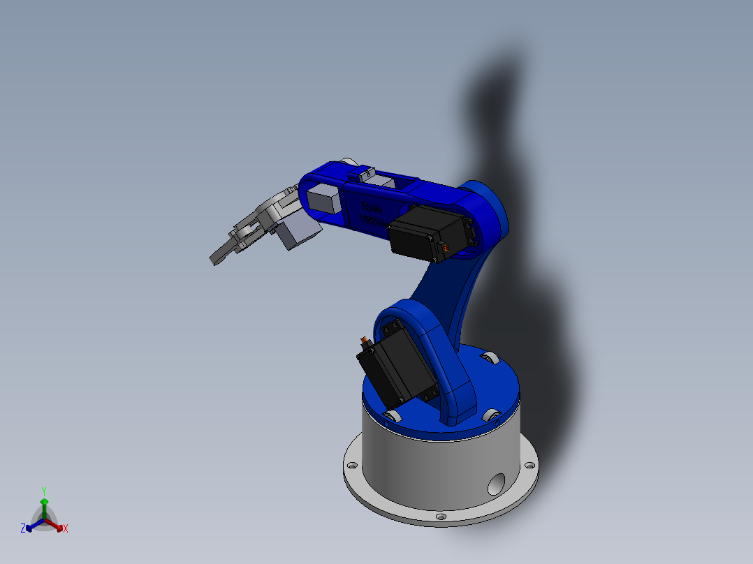 机械臂正等轴测图