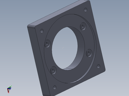 TPA-KSR86-F4 （松下750W）.step线性模块铝制底座