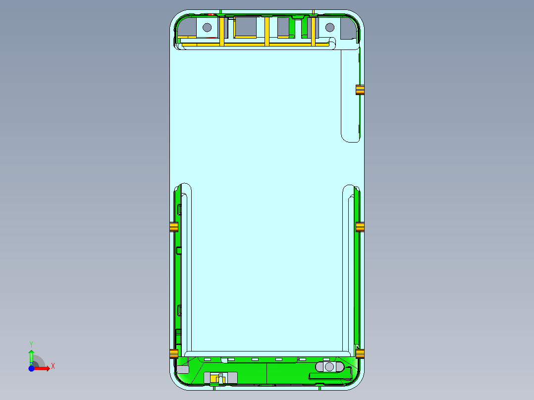 R3-笔记本CNC工装夹具三维模型CNC3前视图