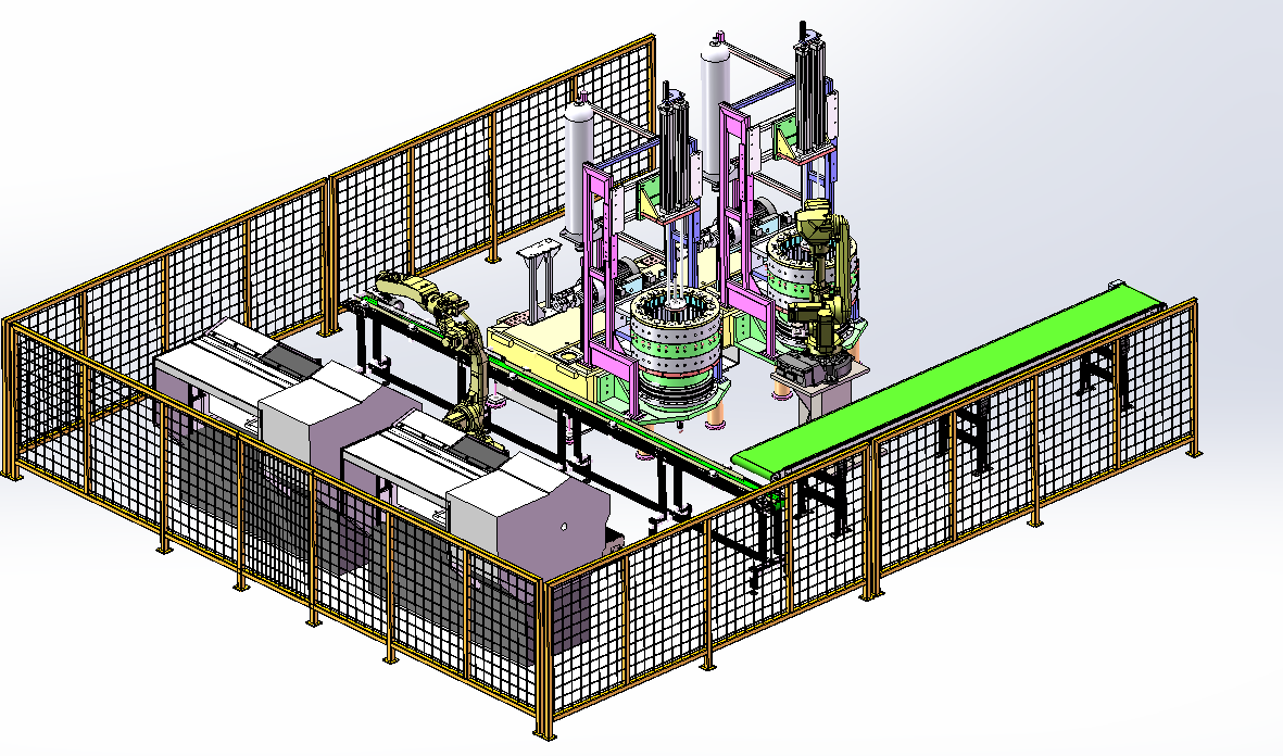 电机轴加工装配线sw20