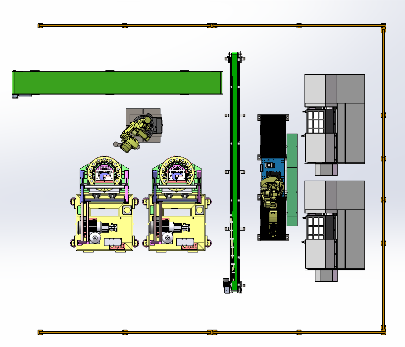电机轴加工装配线sw20