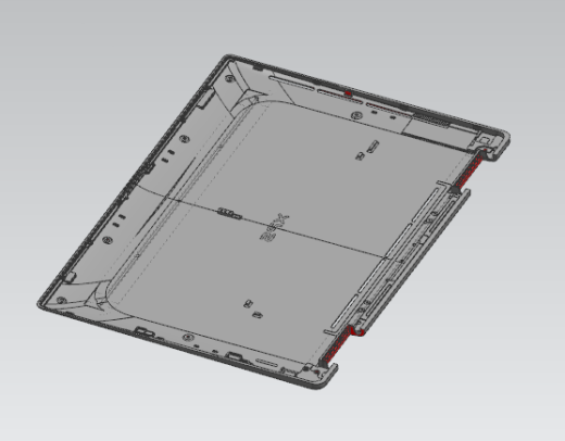 笔记本D壳孔位置度检具模型三维+CAD缩略图