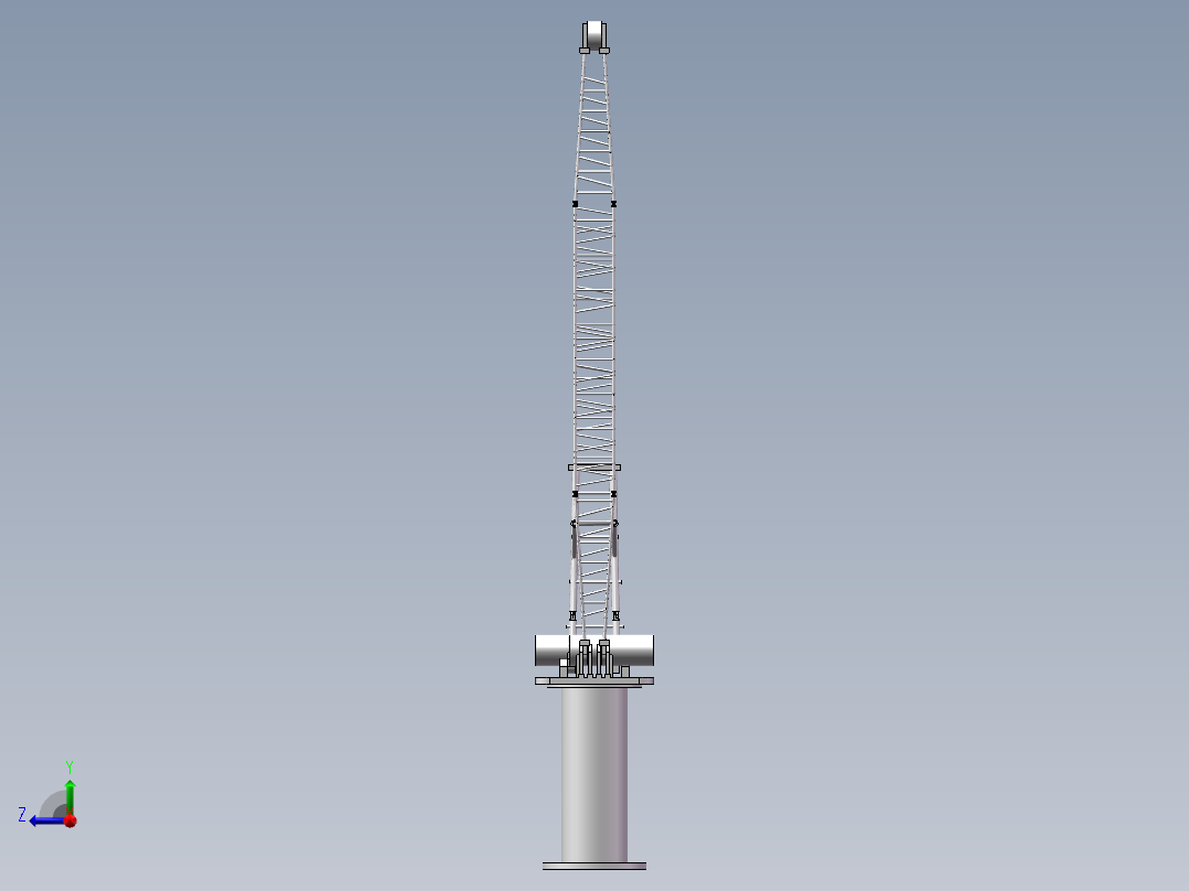 海洋起重机右视图
