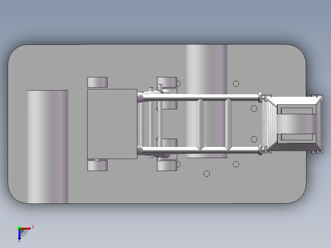 海洋起重机俯视图