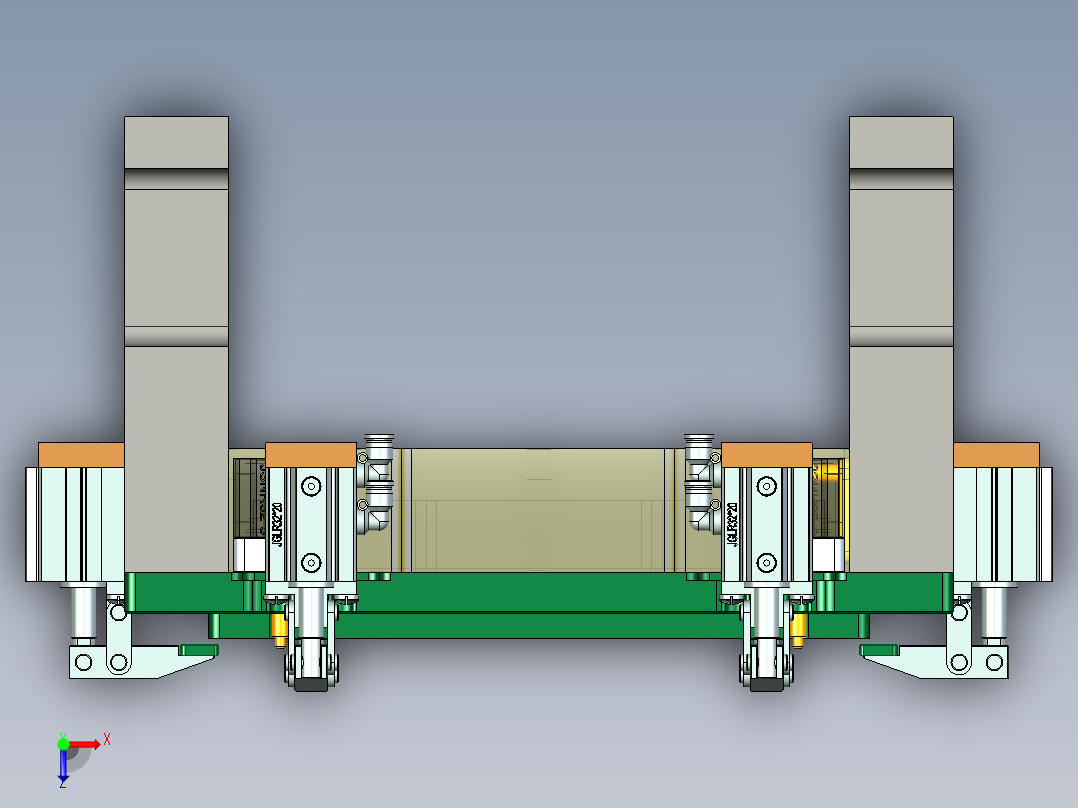 B9450-A-笔记本CNC工装夹具三维模型CNC3精铣内腔-210622俯视图
