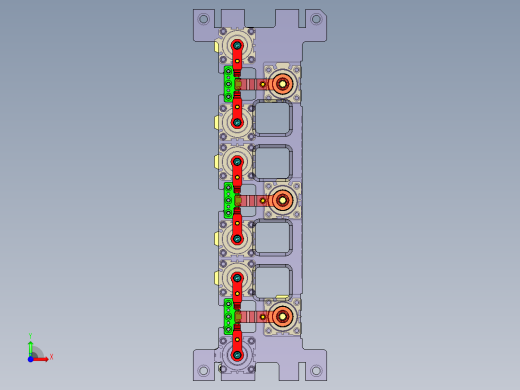 旭创0687-小件CNC工装夹具三维模型CNC1-200616前视缩略图