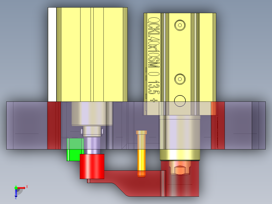 旭创0687-小件CNC工装夹具三维模型CNC1-200616俯视图
