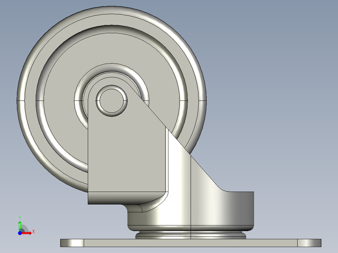 万向轮、脚轮(4)前视图