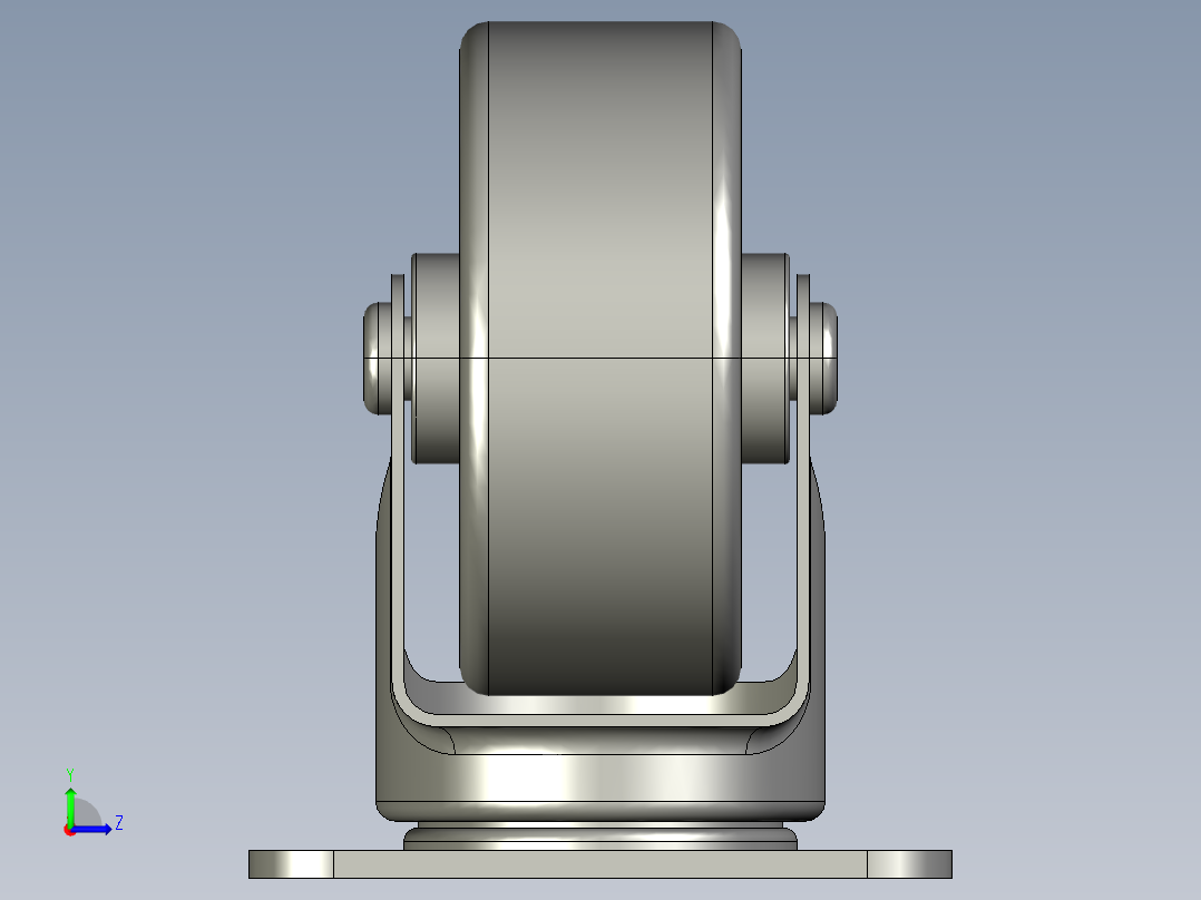 万向轮、脚轮(4)左视图
