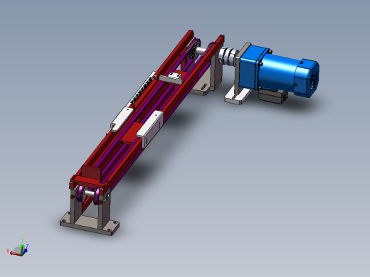 0.94米0.092米双带输送机构