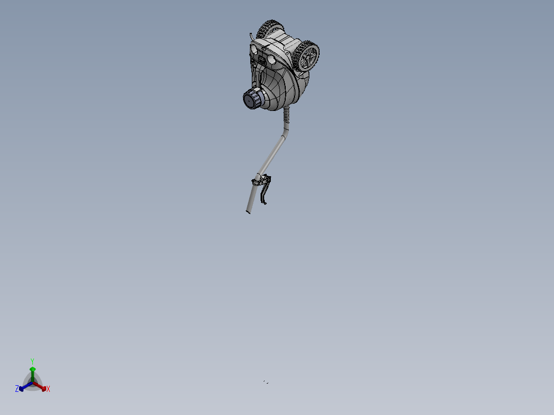 家用蒸汽清洗机 1612442正等轴测图