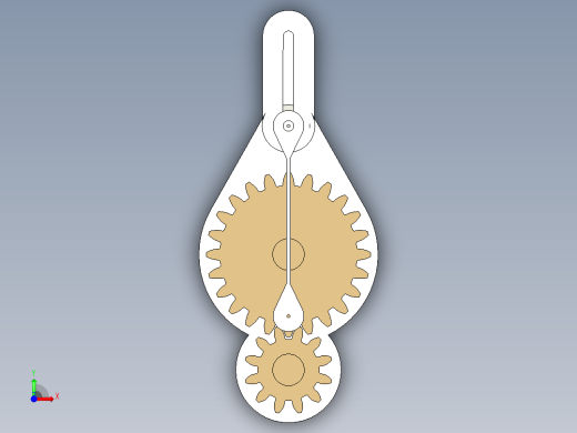 精密齿轮驱动线性执行器前视缩略图