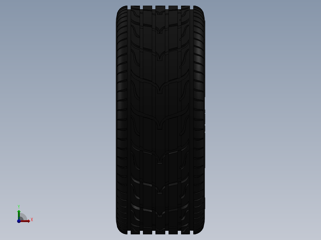 轮毂、轮胎(109)前视图