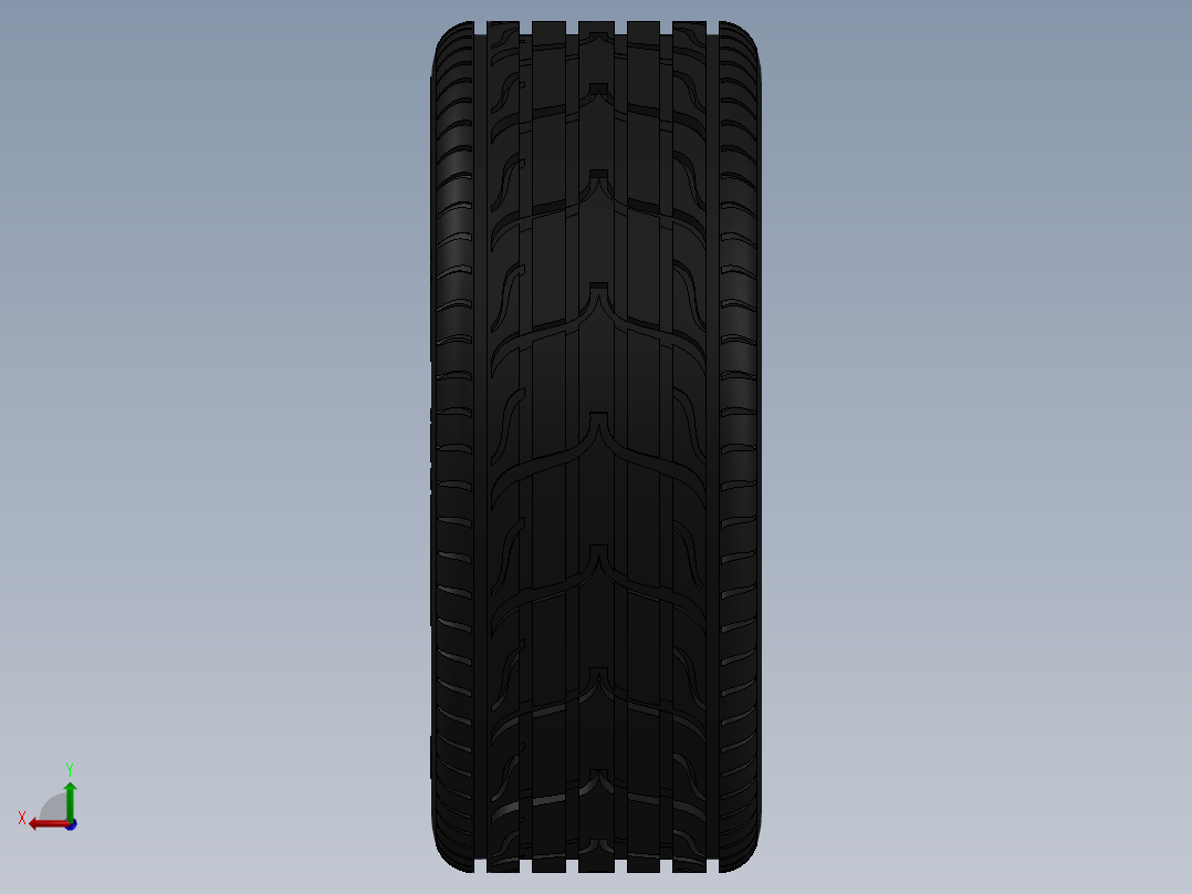 轮毂、轮胎(109)后视图