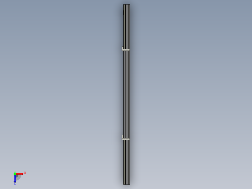 GPG-C机型刮刀620MM最长尺寸螺丝固定间距286MM)俯视缩略图