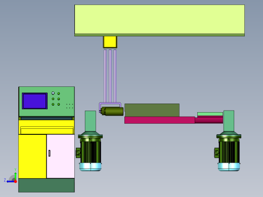 外圆无心磨上下料装置右视缩略图