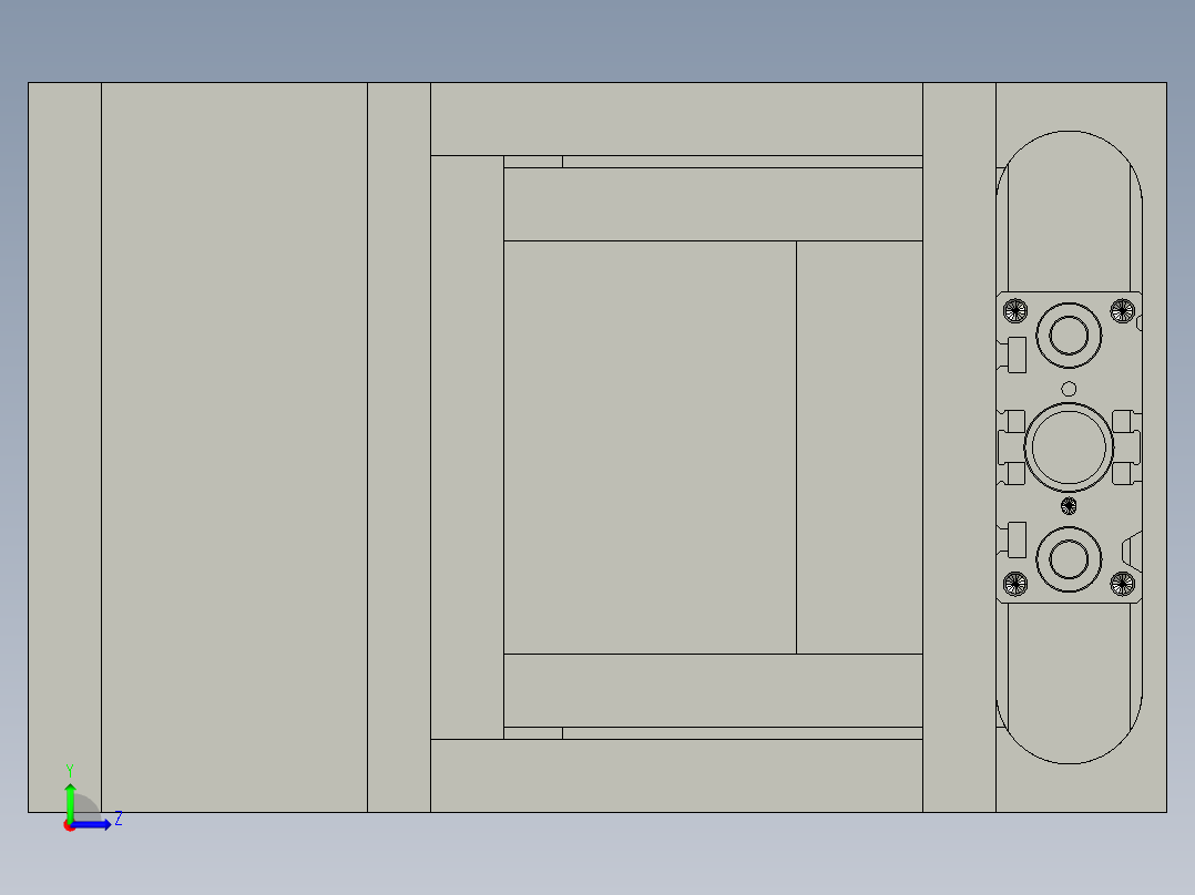 V2-测长度-位移传感器方式左视图