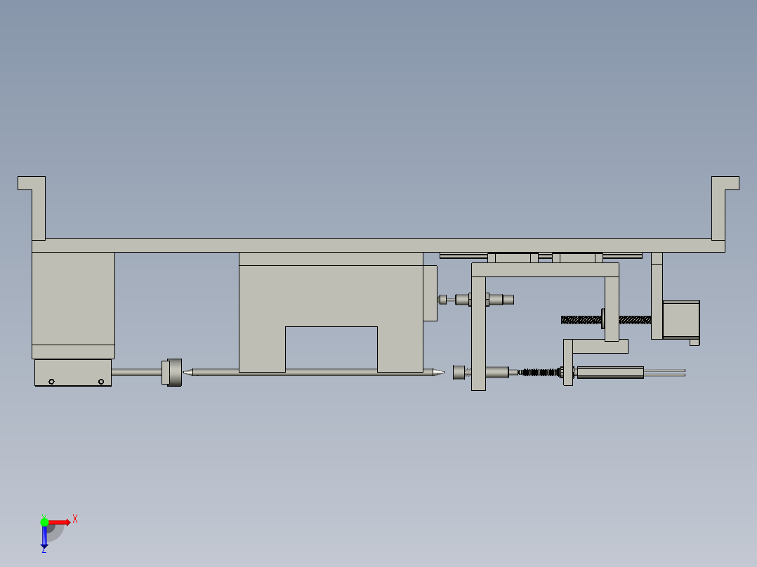 V2-测长度-位移传感器方式俯视图