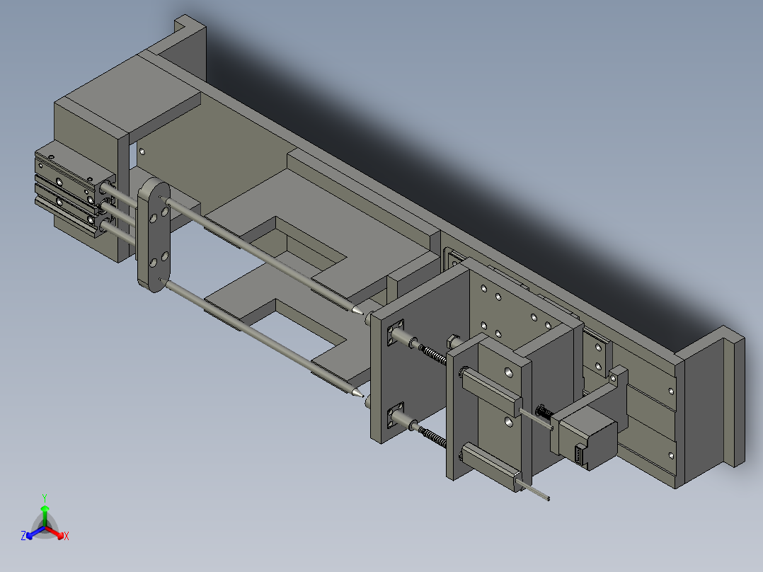 V2-测长度-位移传感器方式正等轴测图
