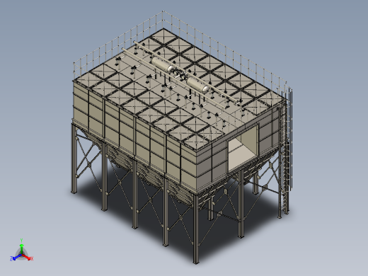 PPCS96-2×8气箱式脉冲袋式除尘器
