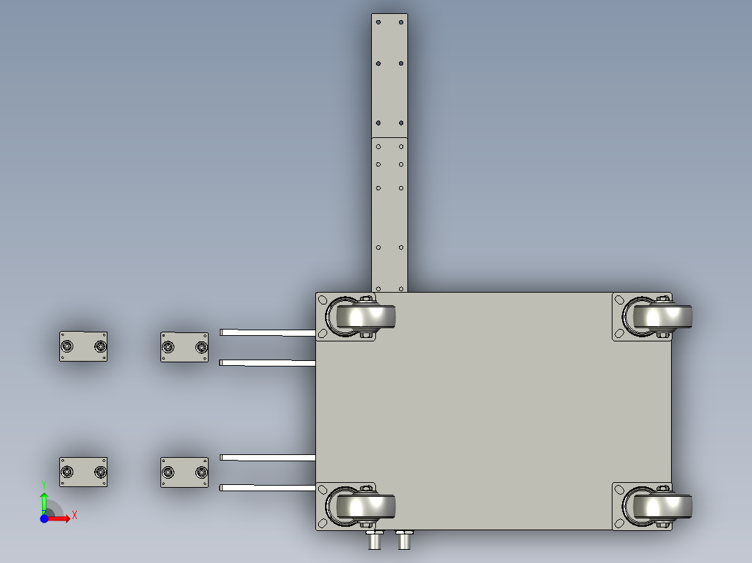 取料机构前视图