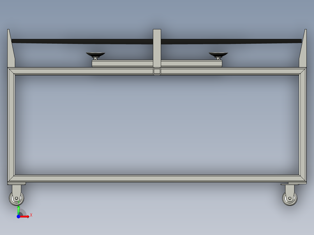 台车装配体前视图