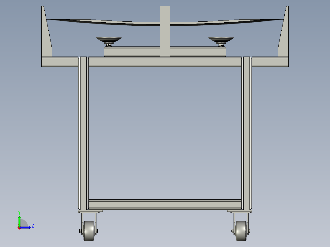 台车装配体左视图