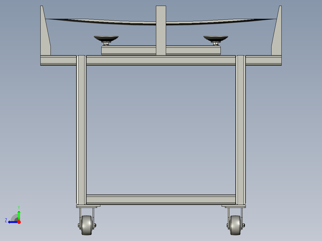 台车装配体右视图