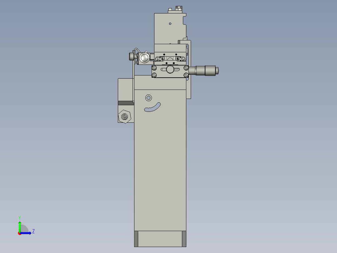 F-YBA204DH-焊点压块左视图