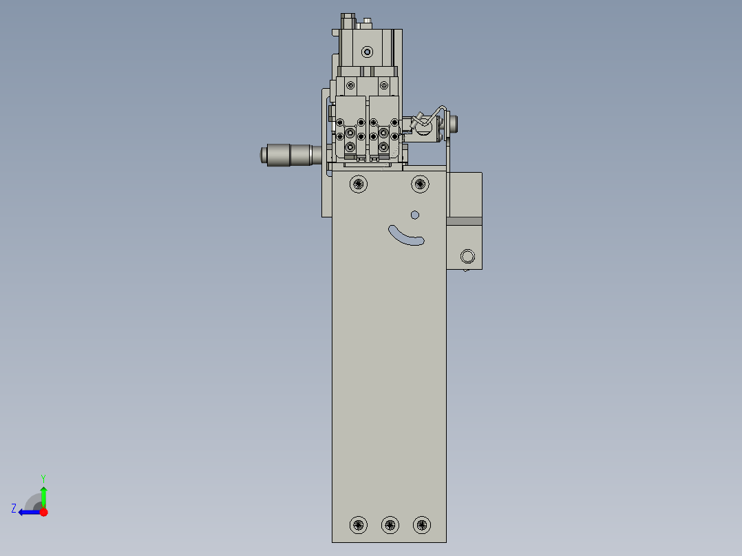 F-YBA204DH-焊点压块右视图