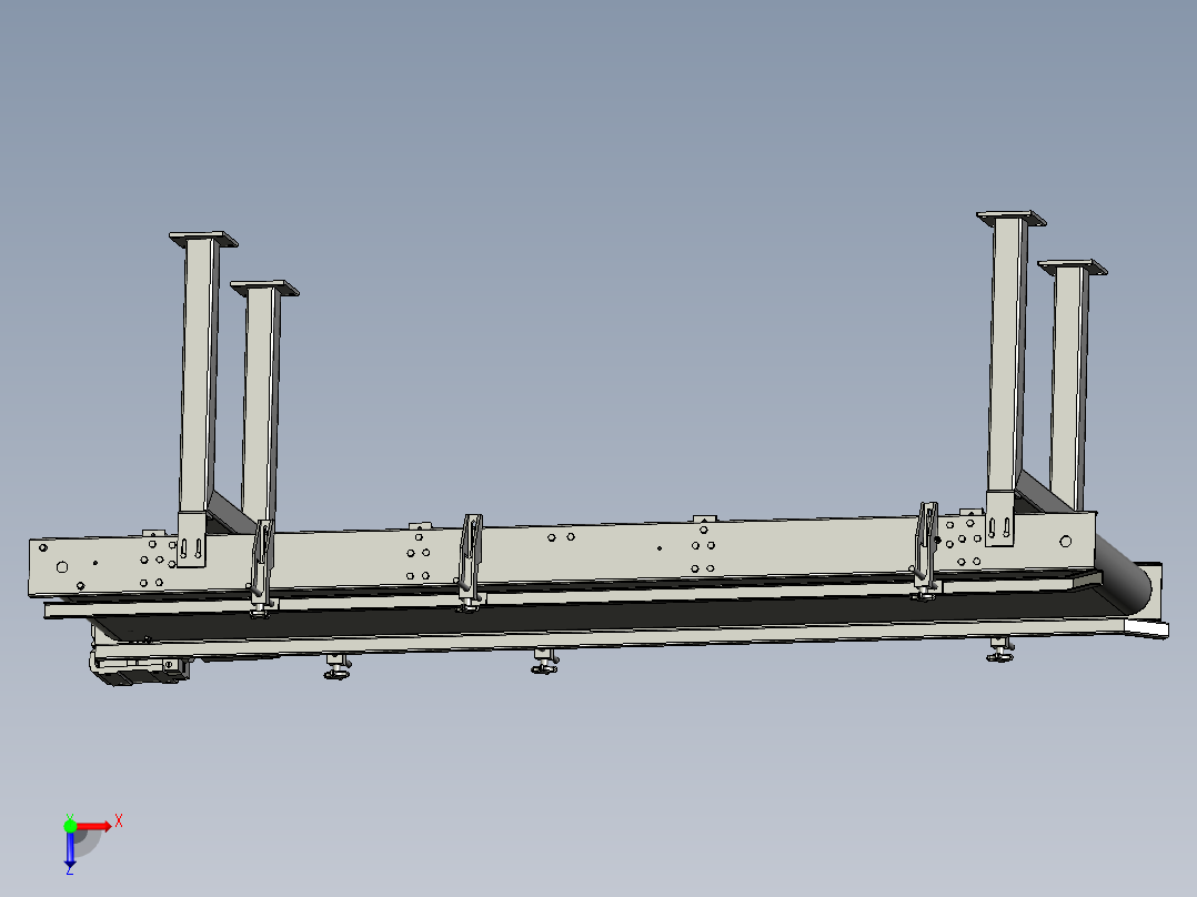 AAXX标准平皮带俯视图