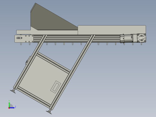 HLCY02-02-00-00平皮带爬坡机提升左视缩略图